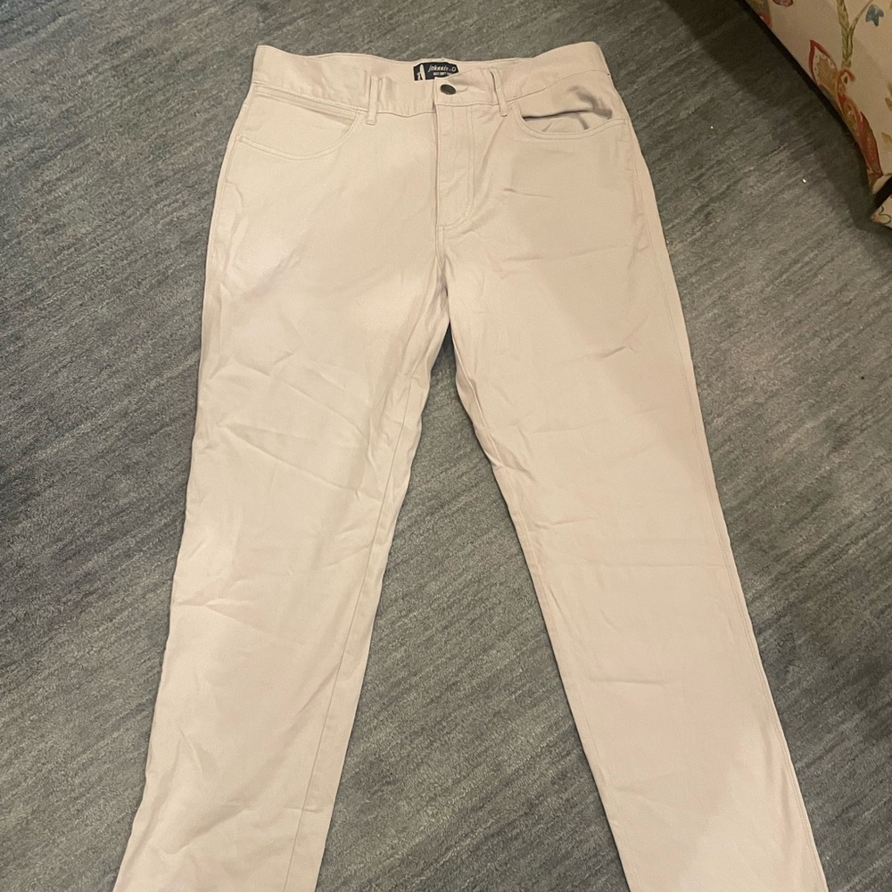 Johnnie-O 5 pocket pants. Brand new 33x36